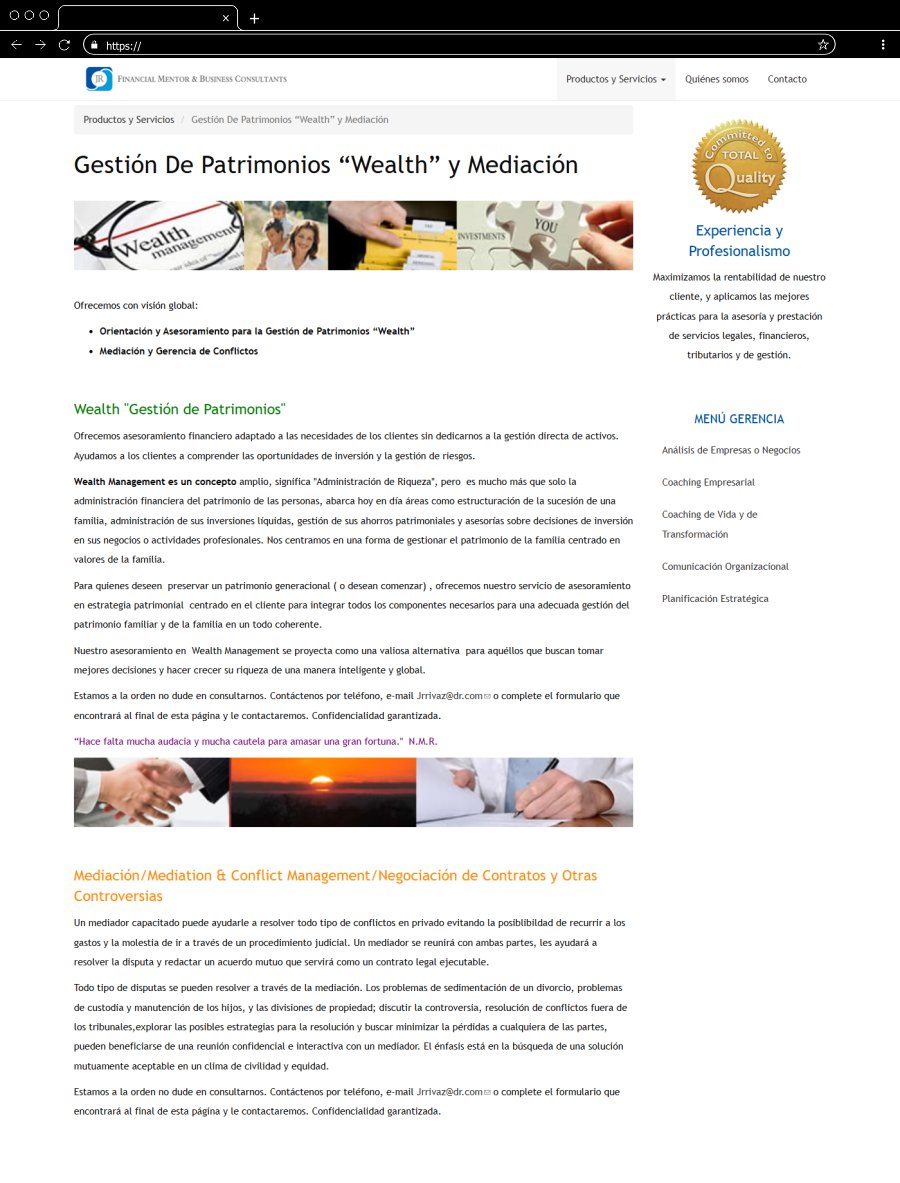 JR Financial Mentor & Business Consultants